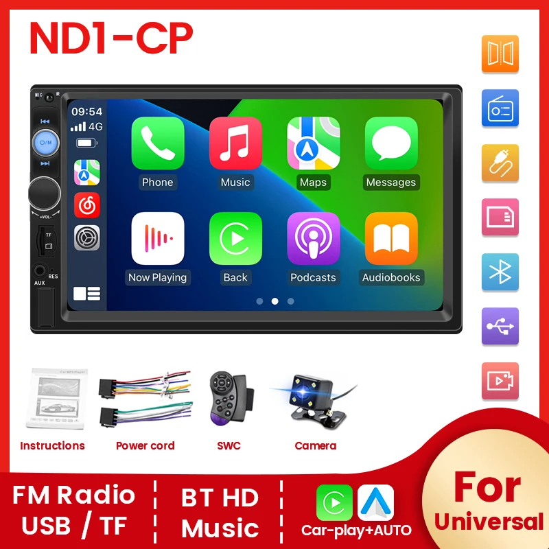 NEUE 7 "HD Touchscreen Auto Radio Intelligente carplay auto system Für Universal Multimedia Player MP5 Spiegel Link TF Karte kamera Automatisches Intelligentes System Automatischer Bildschirm Stereo Image