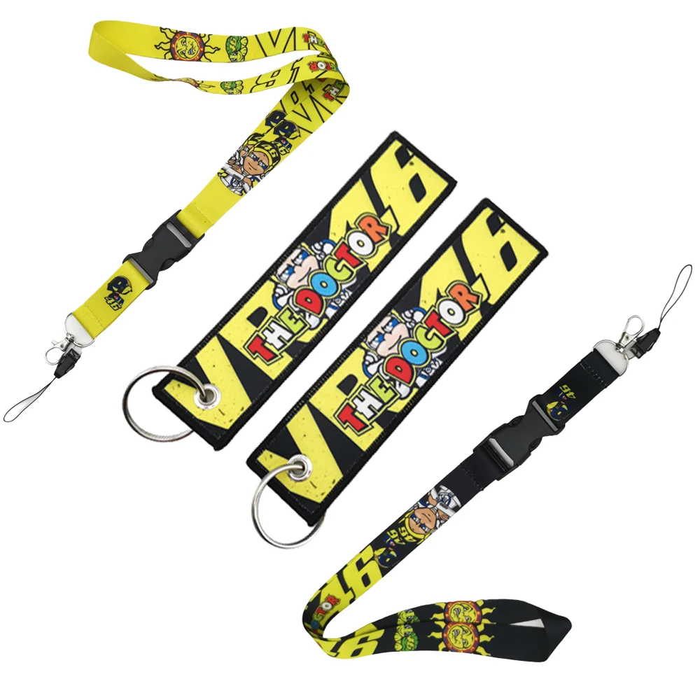 Auto Motorrad JDM Kultureller Schlüsselanhänger Schnalle Lanyard Mitarbeiterkarte ID Handy Schlüsselanhänger Hängendes Umhängeband Schnellverschluss Image