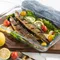 Teglia da forno rettangolare in vetro addensato con coperchio Teglie da forno Teglia da forno per Lasagne resistente alle alte temperature