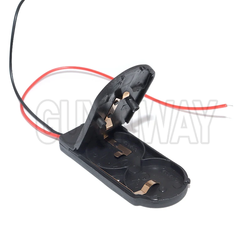 Neue 1/2/5 stücke CR2032 Knopfzellen Batterie Sockel Halter Fall Abdeckung Mit AUF/OFF Schalter 3V x2 6V Batterie Lagerung Box Image