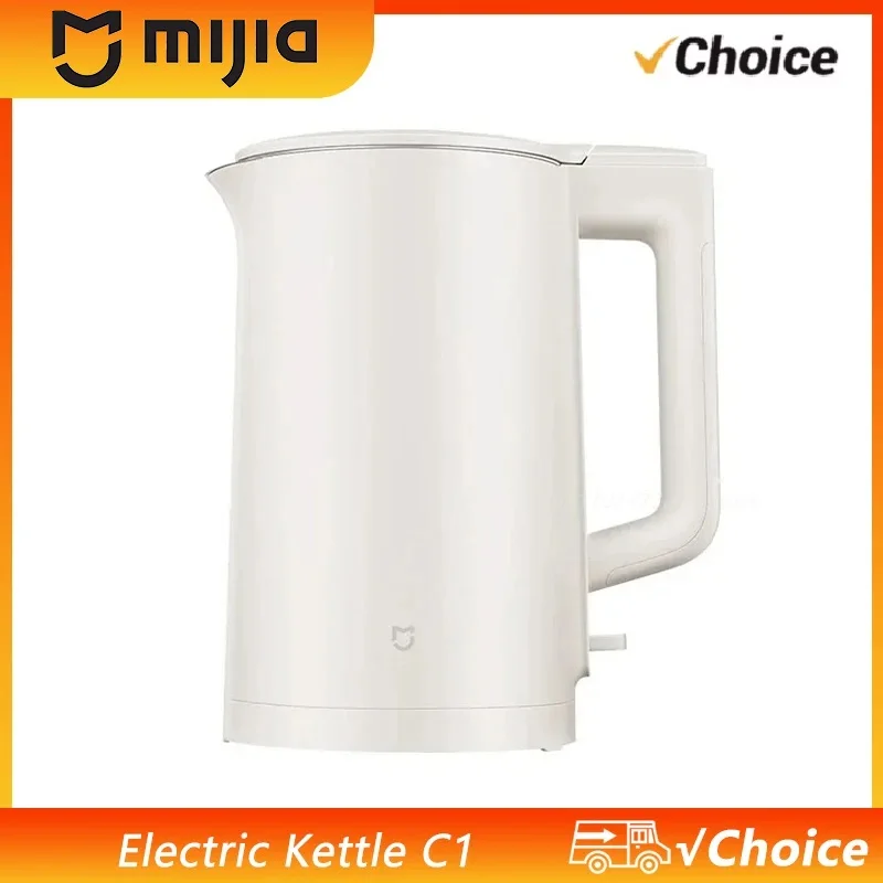 Neuer MIJIA Elektrischer Wasserkocher C1 Schnellkochender Edelstahl 1500W Wasserkocher 220V Teekanne 1,5L Smart Home Elektrische Wasserkocher Image