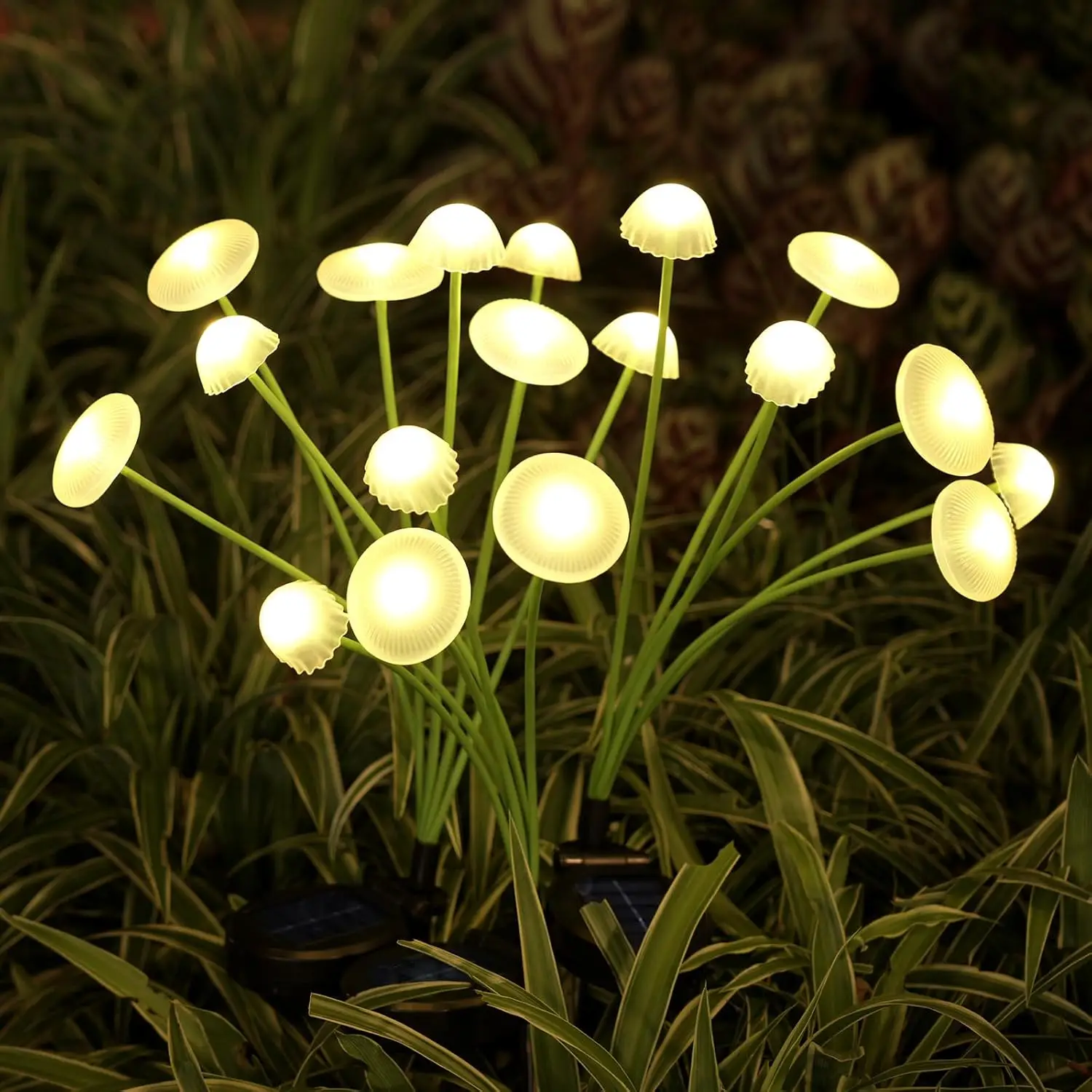 1/3/5PCS 6LED Pilz Licht Quallen Lampe Im Freien Wasserdichte Solar Garten Lampe für Villa Garten Hof park Dekor Lampe