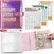 Raccoglitore per sfide da 100 buste Raccoglitore per sfide per risparmio di denaro Raccoglitore per budget regalo per bambini con buste per contanti Libro per risparmiare budget A5