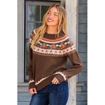 Golden Harvest Brown Sweater