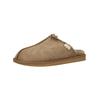 Hausschuh SHEPHERD "Shepherd Hausschuhe Leder", Herren, Gr. 40, grau, Leder, casual, Schuhe