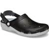 Clog CROCS "Classic Turbo", Herren, Gr. 46, schwarz, Croslite, casual, Schuhe, Badeschuh, Sandale mit Lüftungsöffnungen