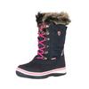 Winterstiefel TROLLKIDS "GIRLS HOLMENKOLLEN SNOW BOOTS XT", Damen, Gr. 34, bunt (navy, magenta), Synthetik, Textil, sportlich, Schuhe, wasserdicht, reflektierende Details