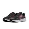Laufschuh NIKE "W RUN DEFY", Gr. 38,5, schwarz, elemental pink, hyper pink, sportlich, Schuhe