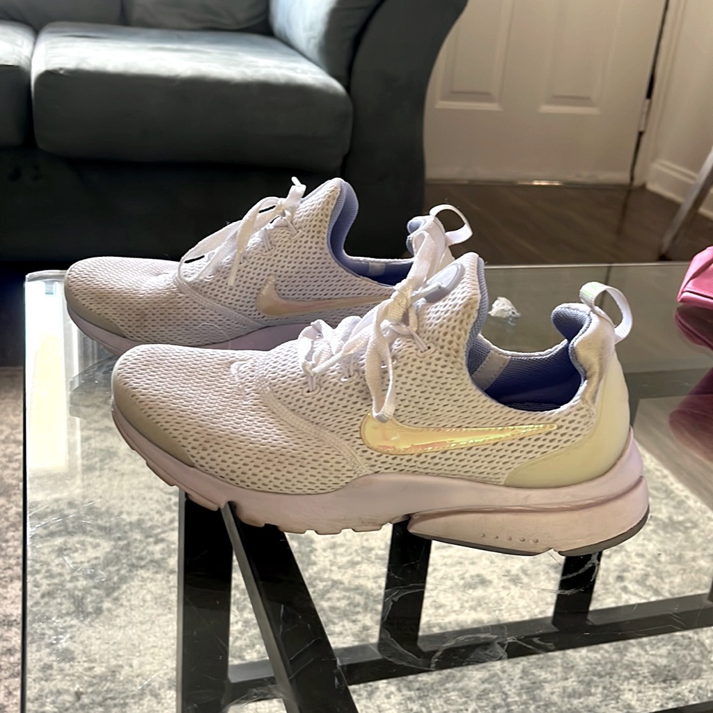 Nike Shoes | White Nike Tennis Shoes | Color: Purple | Size: 7