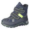 Winterstiefel RICOSTA "Gabris WMS: normal", Kinder, Gr. 29, blau (navy, gelb), Textil, Lederimitat, casual, Schuhe, Snowboots mit Sympatex, Größenschablone zum Download