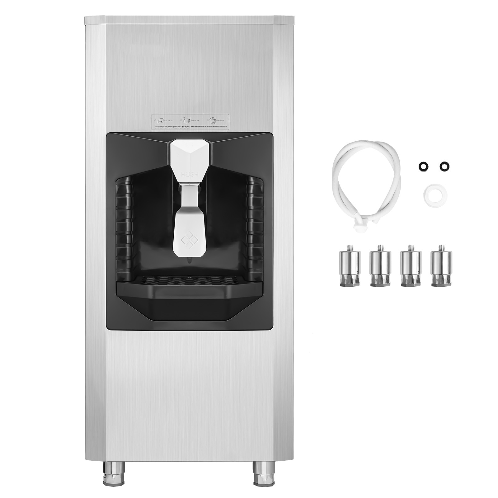 UIMOSO Ice Dispenser, Ice Storage Bin with 180 Lbs Storage Capacity, 20 Lbs/Min Automatic Ice Dispensing