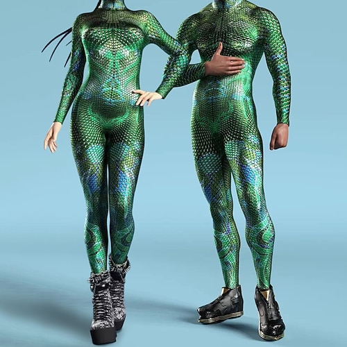 Karnevalskostüm Ganzkörperanzug 2026 Karneval Zentai-Anzüge Cosplay Kostüm Bodysuits Sexy Kostüm Halloween Kinder Erwachsene Herren Damen Jungen Maskerade Party Leistung Einfaches Karnevalskostüm Image