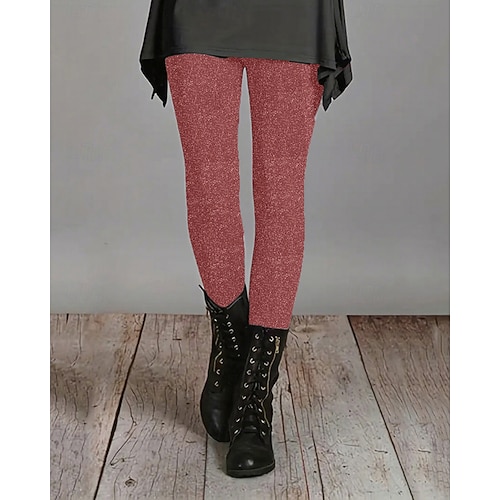 Damen Hosen Hose Leggings Gemütliche Leggings Streetwear Lässig Volle Länge Hohe TaillePantsHalloween Grafikdrucke Elastischer Bund Druck Atmungsaktivität Bequem Dehnbar Urlaub Straße Alltagskleidung Image