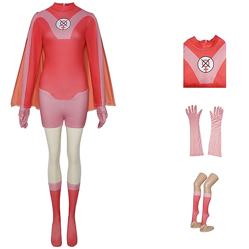 Atom Eva Superheld Omni Man Kostüm Bodysuits Festkleidung Cosplay for Herren Damen Erwachsene Halloween Karneval Leistung Comic-Konzert Anime Expo Image