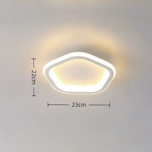 23 cm Kreis-/Runddesign Geometrische Formen Deckenleuchten Acryl Acryl Modern 110-120V 220-240V Image