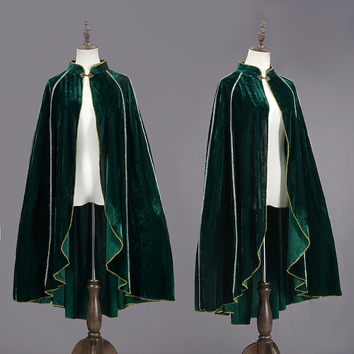 Retro Vintage Mittelalterlich Renaissance Umhang Schals Keltischer Ritter Kostüm Herren Damen Unisex Keltisch Halloween Karneval Leistung Party LARP Erwachsene Umhang Image