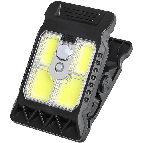 Solar-Klemmleuchte für den Außenbereich mit Bewegungsmelder, Solarleuchten zum Anklipsen im Außenbereich, wasserdicht, 3 Modi Sicherheitsleuchte, tragbare Notbeleuchtung für Garten, Tor, Terrasse, Image