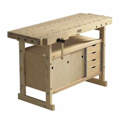 Sjöbergs Nordic Plus 1450 Workbench + 00-42 Cabinet + Accessory Kit