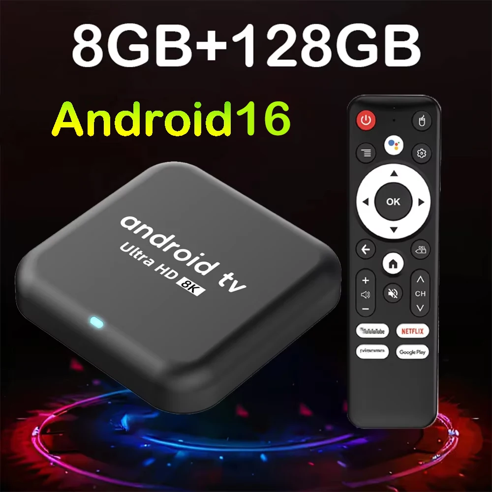 Q18 Smart TV Box RK3518 Quad Core Cortex A53 Unterstützung 8K Video 8GB128GB Wifi6 Netflix Google Assistant Media Player Set Top Box Image