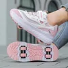 Sportschuhe für Mädchen 2025, neuer Stil, atmungsaktive Mesh-Wanderschuhe für Kinder und große Rollschuhe für Kinder