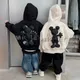Cappotto per bambole 3D per ragazzi primavera e autunno 2024 nuovo stile felpa con cappuccio per bambini bella e alla moda BabySpring e autunno Top