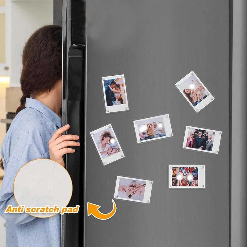 1/3/4 zoll Acryl Foto Rahmen Acryl Kühlschrank Bilderrahmen Mehrzweck Bilderrahmen Für Haushalt Dekoration halter