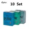 10er-Set Orphee RX-Serie E-Gitarren-Saiten-Set, sechseckiger Kohlenstoffstahl, professionelle Anfangspraxis, E-Gitarren-Teile