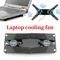 Faltbares Kühlpad, Laptop-Kühler mit doppelten Lüftern, Laptop-Ständer, USB-betrieben, für 7–15 Zoll Notebook-PC, LCD-Display, Kühlerhalter