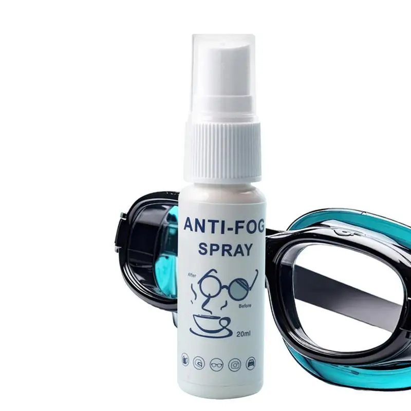 20 ml Anti-Beschlag-Spray für Brillen, Windschutzscheiben-Defogger, Brillenlinse, Glasreiniger, Sicherheits-Brillen-Defogger, Spiegelbeschichtungsmittel Image