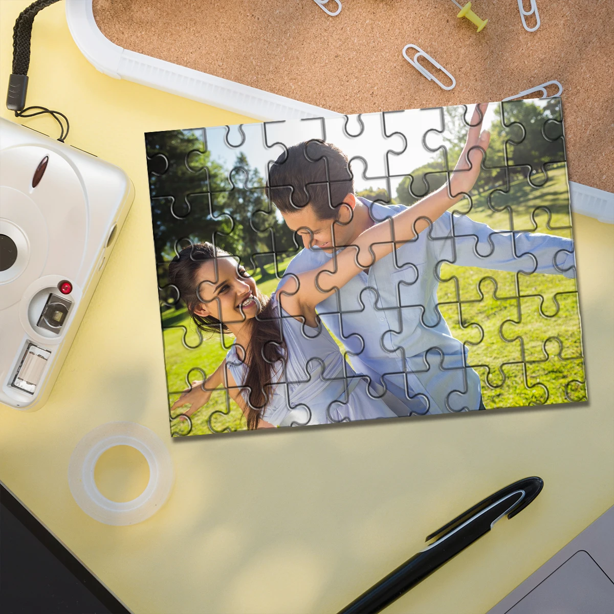 35/300/500/1097 Stück personalisiertes individuelles Fotopuzzle Paar Fotopuzzle aus Bild Geschenk personalisiertes Puzzle Familienfoto Puzzle Image