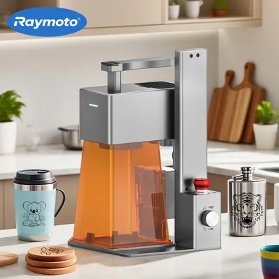 Raymoto 10W/20W Portable Laser Engraver Handheld Engraving Machine for Wood Metal, ,Fast & Easy Engraving DIY Tool
