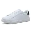 Weiße Damen-Sneaker in großen Größen 42, Slipper, lässige Wandersportschuhe, atmungsaktive Damenschuhe für Frühling und Herbst