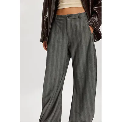 Spotlight Trousers at Free People in Grey Combo, Size: US 12