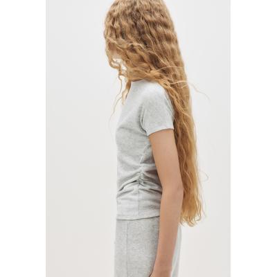 Soft Touch T-Shirt With Side Gather