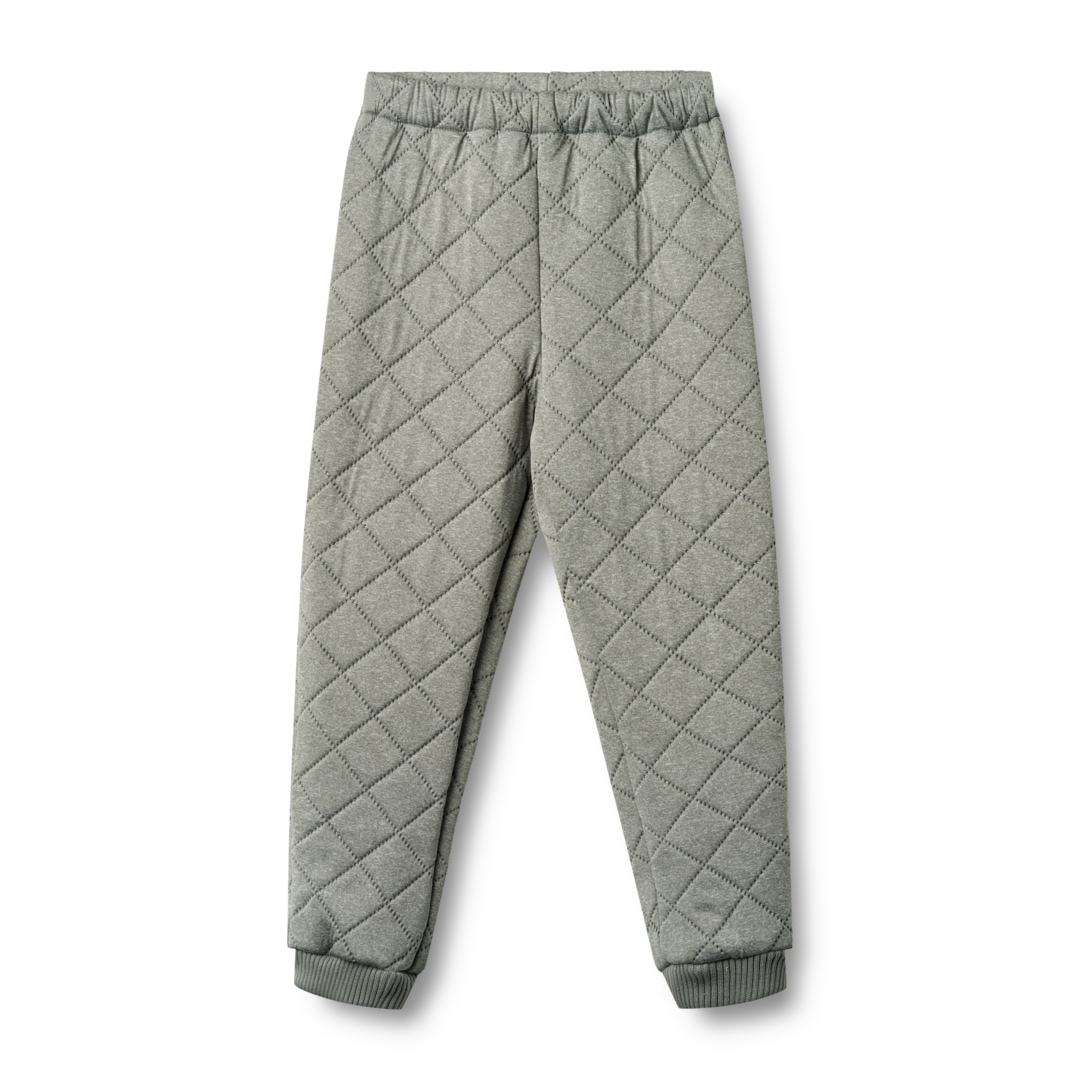 Thermohose WHEAT "Alex", Jungen, Gr. 116, N-Gr, thunder melange, Web, Obermaterial: 100% Polyester, meliert, unifarben, normal lang, Hosen, abgesteppt Image