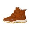Winterstiefel TROLLKIDS "KIDS HAFJELL WINTER BOOTS", Gr. 37, braun (cinnamon), Synthetik, mehrfarbig, sportlich, Schuhe, wasserdicht, Klettverschluss, reflektierende Details