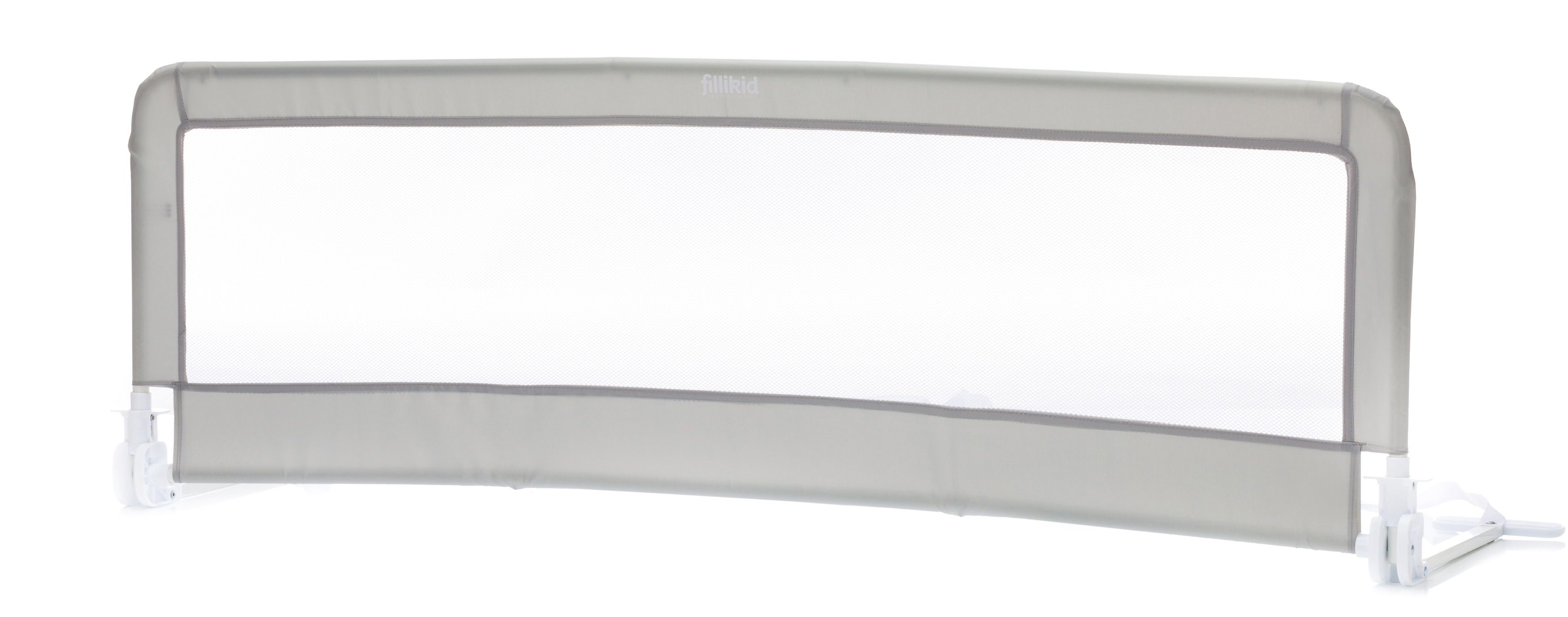 Bettschutzgitter FILLIKID "grau, 150/50 cm", Baby, Gr. B/H/T: 150cm x 50cm x 1cm, grau, Kunststoff, Schutzgitter Image