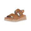 Riemchensandale GABOR COMFORT "Gabor Comfort Sandalen Veloursleder", Damen, Gr. 42, braun, Veloursleder, casual, Schuhe