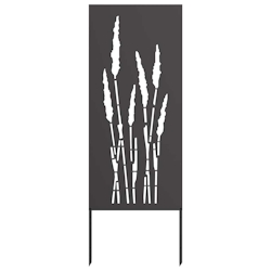 vidaXL Garten dekoratives Panel Schwarz 50 x 140 cm Image