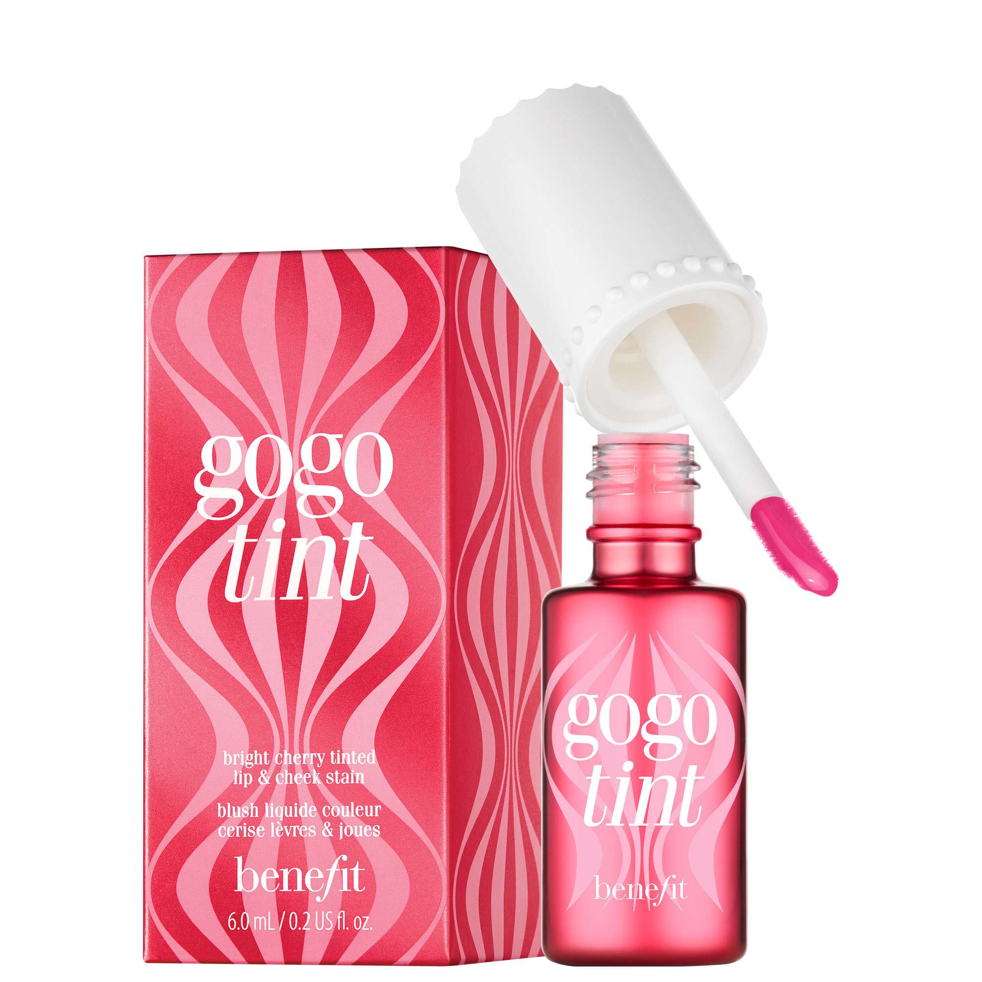 Benefit Gogo Tint Helles Kirschrot 6ml - Tönendes Lippen- und Wangenfärbemittel Image