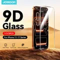 Joyroom 1/2/3 pezzi in vetro 9D per iPhone 17 Pro Max protezione schermo HD pellicola in vetro temperato a schermo intero per iPhone 11-17 serie
