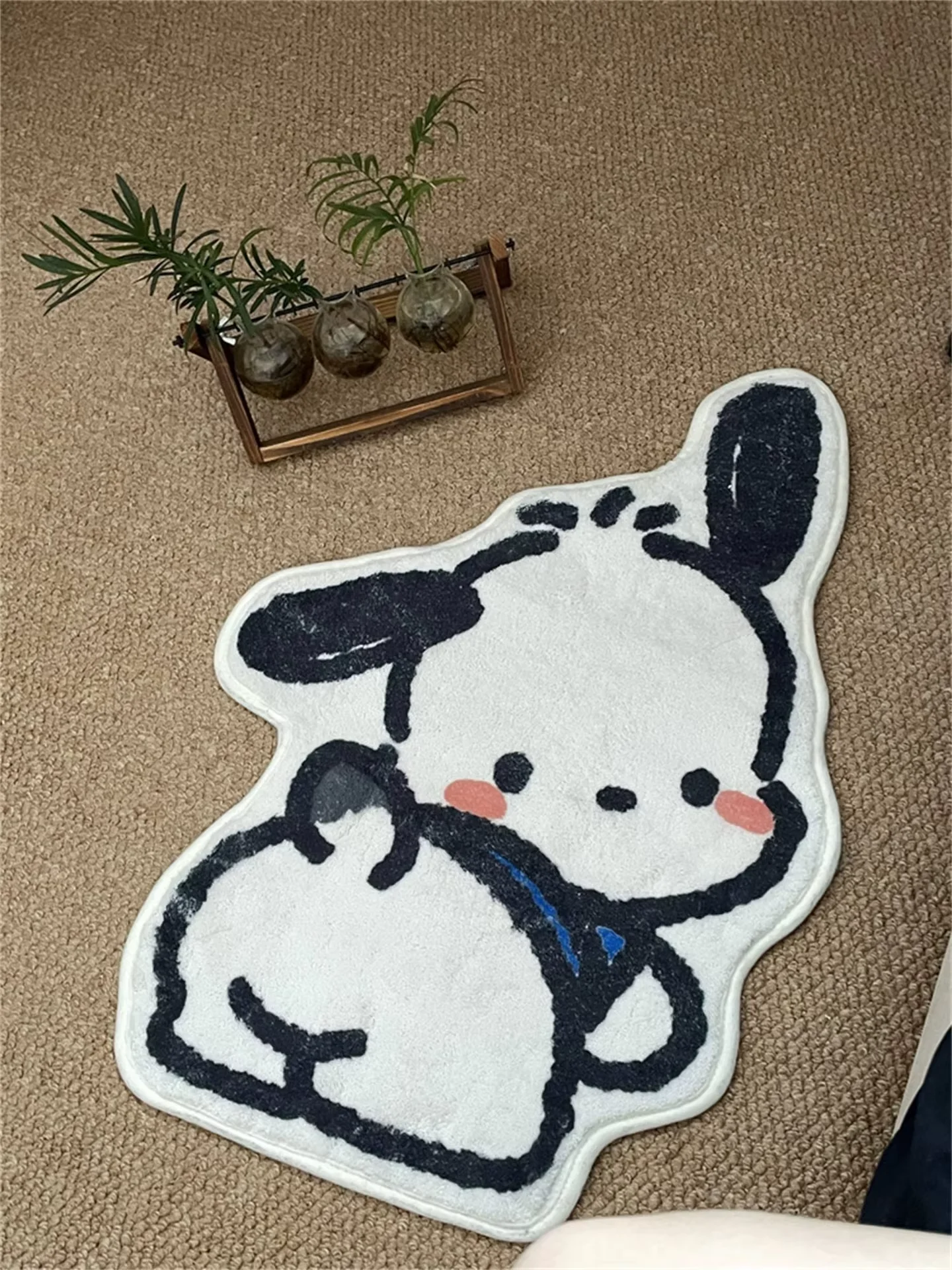VIKAMA Cartoon kleines Tier Bodenmatte Sofa Teppich Wohnzimmer Teppich für Schlafzimmer Nachttisch Bodenmatte Willkommen Matte Home Decor Image