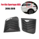 2PCS Per Kia Sportage KX5 2016 2017 2018 2019 Auto Lunotto Posteriore Quarto Feritoia Copertura Lato Sfiato Otturatore Trim Scoop ABS Accessori