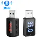 USB Bluetooth 5.4 Trasmettitore per auto Ricevitore Chiamata in vivavoce Kit per auto Mini USB Power Adattatore audio wireless automatico per radio Fm