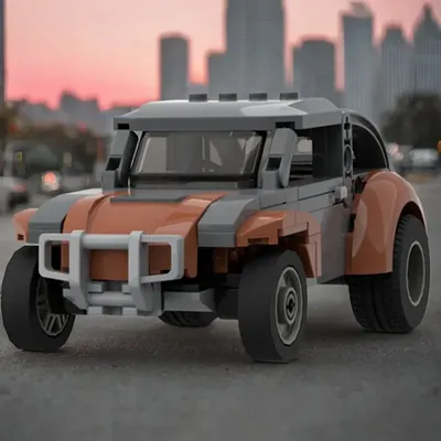 183PCS GTAses 5 Online VW Buggy Open World Vehicle Model Moc DIY Education Model Building Blocks Gaming Merchandise Toy