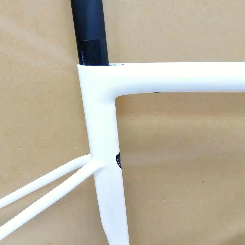 X8 Rennrad-Carbonrahmen mit Aero-Lenker, Steckachse, flache Scheibenbremsen, 30 Farben erhältlich, 12 x 100 12 x 142 mm Achse Image