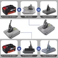 Convertitore adattatore batteria EIN18V6 EIN18V7V8 per batteria agli ioni di litio Einhell 18V Converti in per aspirapolvere animale Dyson V6 V7 V8
