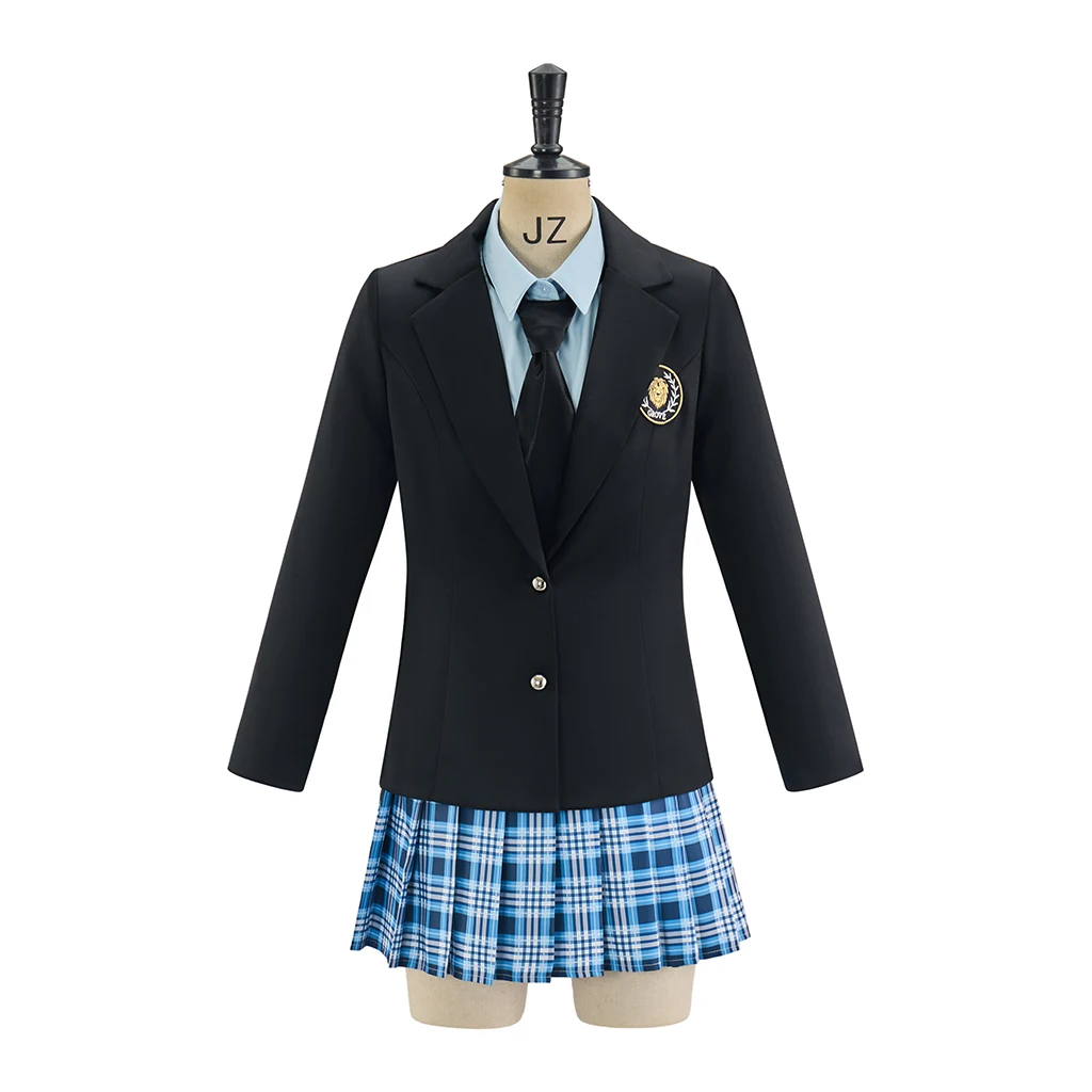 Mia Thermopolis Cosplay Kostüm Film The Princess Diaries Prinzessin Mia Schuluniform Damen Halloween Party JK Outfits
