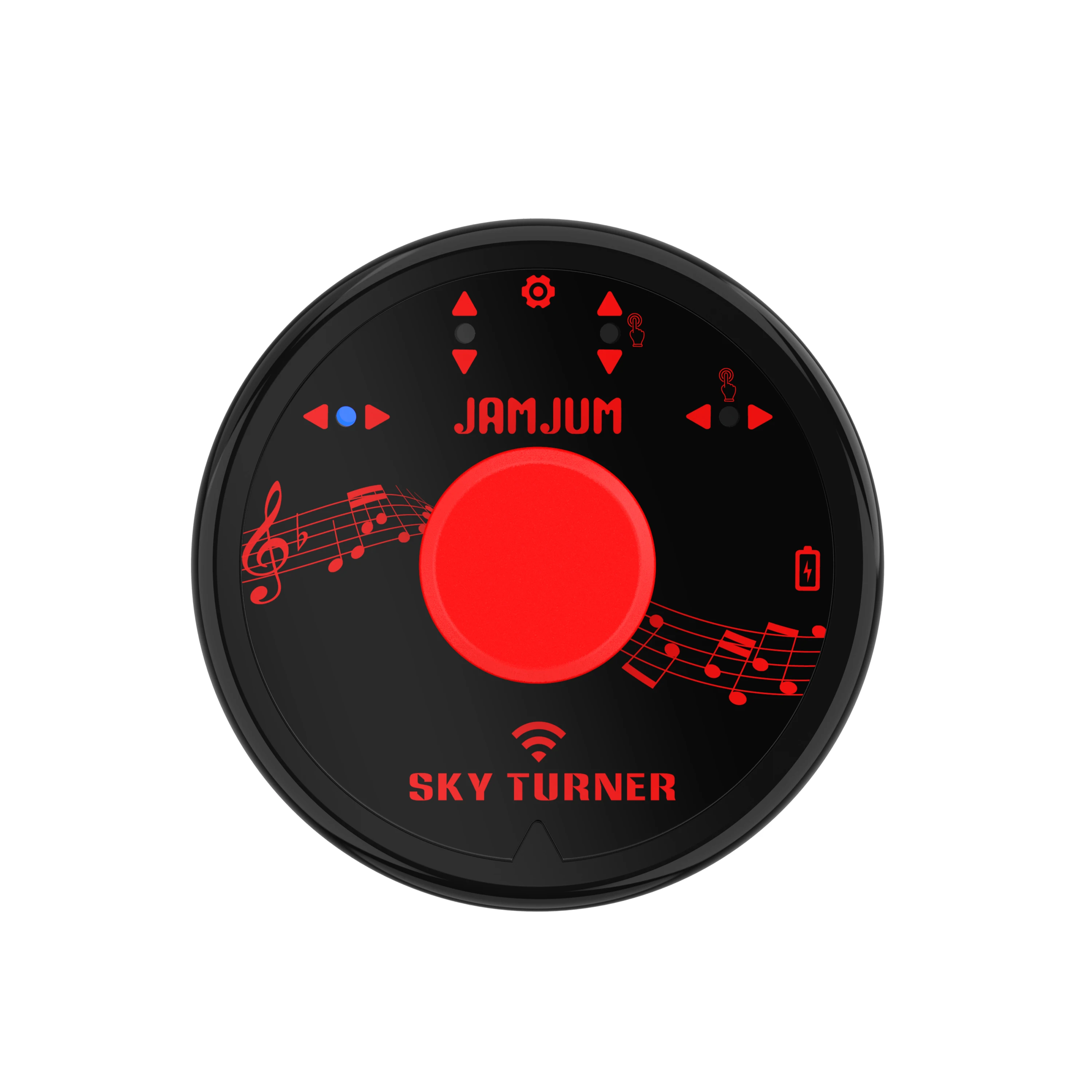 Silent Bluetooth Page Turner Pedal – Single Footswitch, Rechargeable, Multi-Function Control