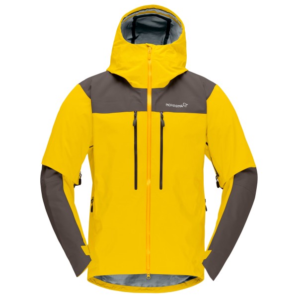 Norrøna - Trollveggen GORE-TEX Pro Light Jacket - Regenjacke Gr M gelb